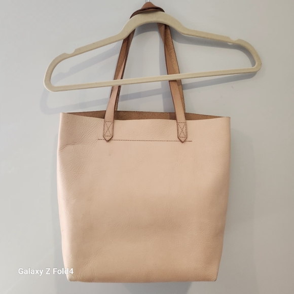 Madewell Medium Transport Tote Natural Light Tan/Beige - Picture 8 of 8